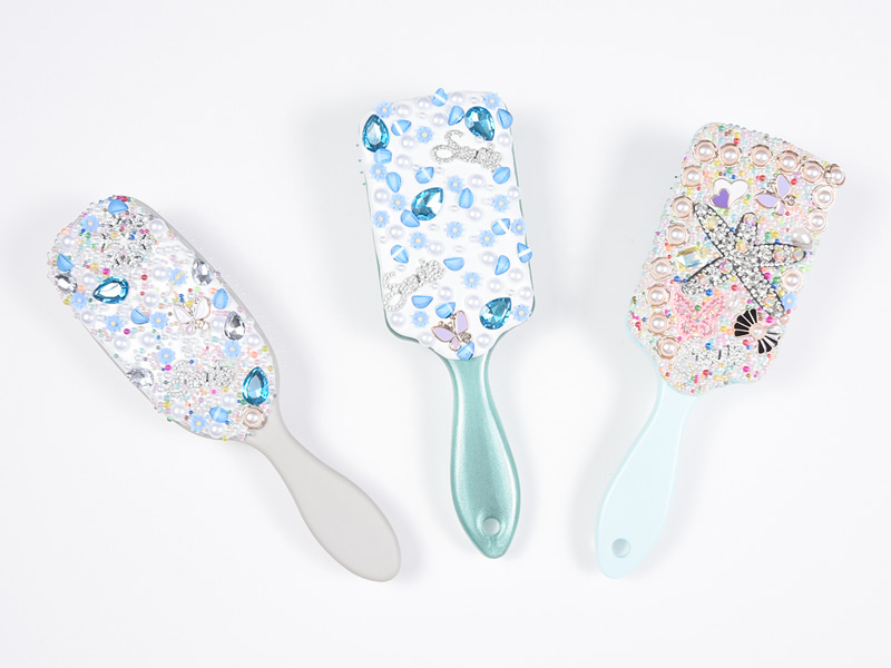 Smykker Bling Oval Detangling Hair Brush