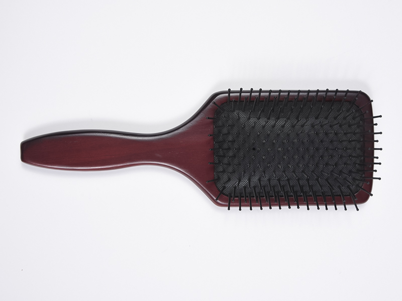 Stor Bambus Tre Massasje Detangling Hair Brush