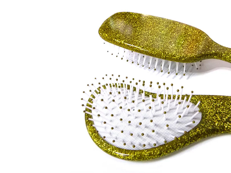 Detangling Glitter Cushion Hair Brush