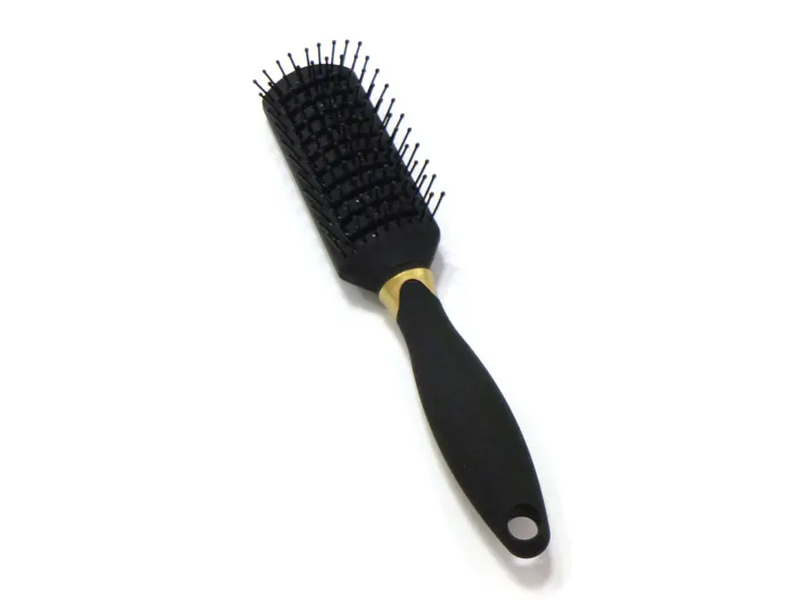 Detangling gummibelegg hårbørste