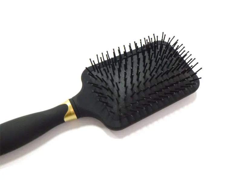 Detangling gummibelegg hårbørste