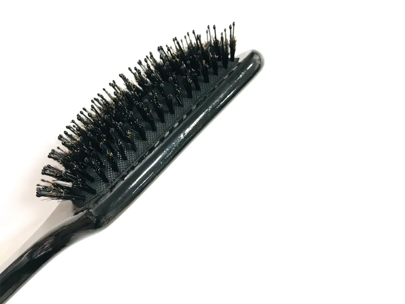 Boar Bristle Massasje Wooden Paddle Detangler Bamboo Hair Brush