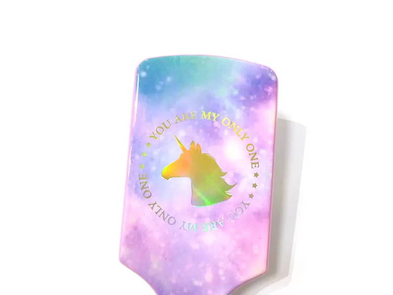 Sparkle Unicorns fargerik plasthårbørste