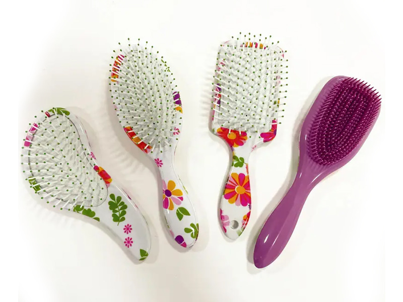 Kvinner Detangling Plastic Hodebunn Massasje Air Cushion Hårbørste