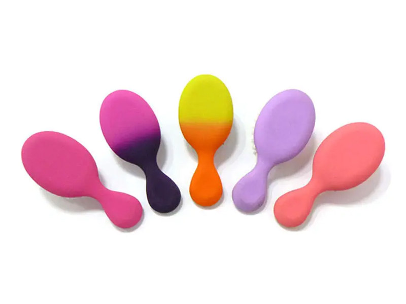 Se en Cheveux Afro Tangle hårbørste menn med gummibelegg