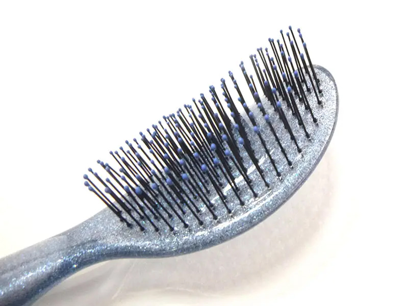 Gjennomsiktig detangling glitter hårbørste