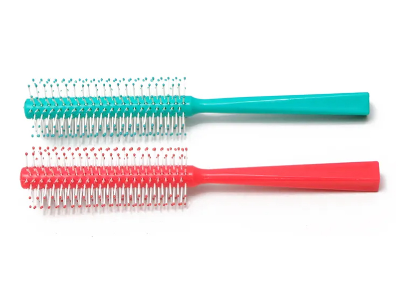 Barn Detangling Farge Rosa parykk runde blekksprut børster