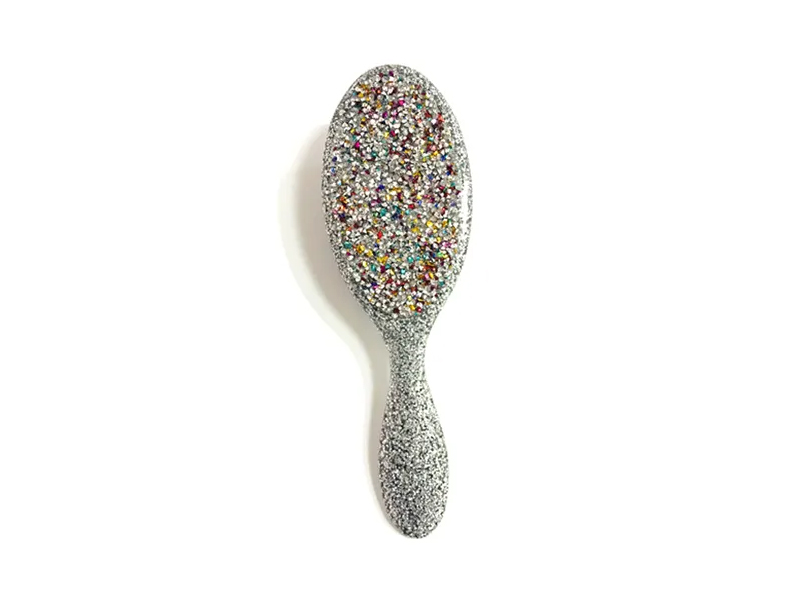 Smykker Bling Oval plasthårbørste med håndtak