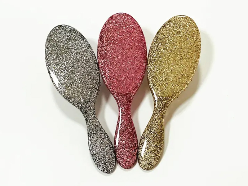 Glitter Detangling Cushion Hair Brush