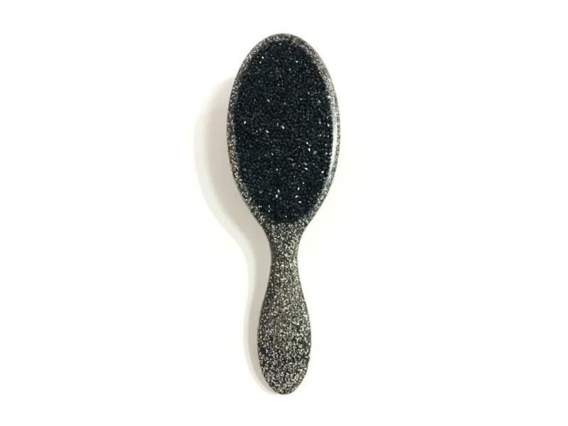 Smykker Bling Oval plasthårbørste med håndtak
