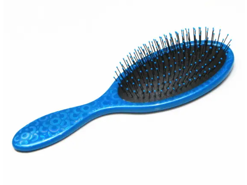 Fancy trykt skinnende oval detangling børste