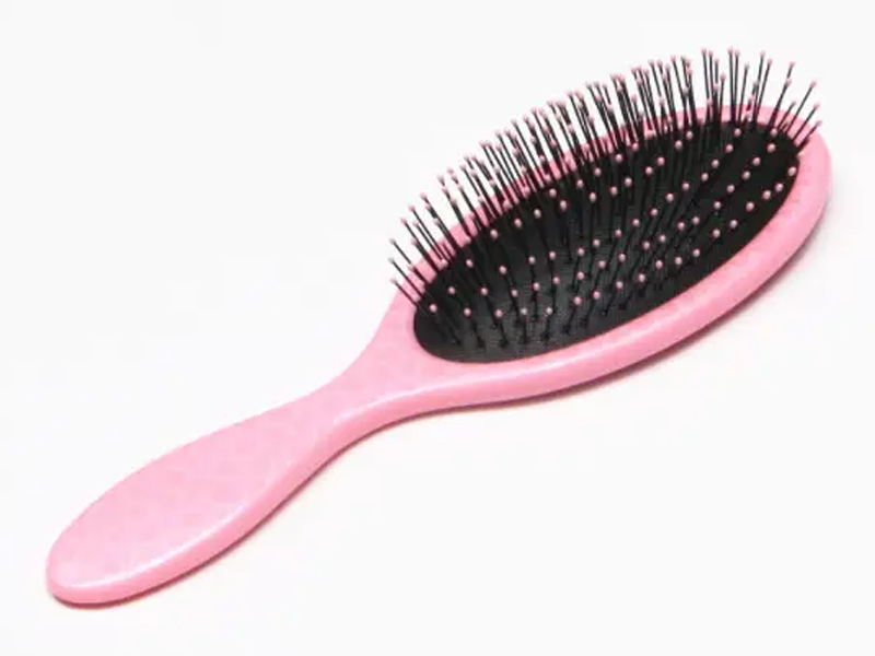 Fancy trykt skinnende oval detangling børste