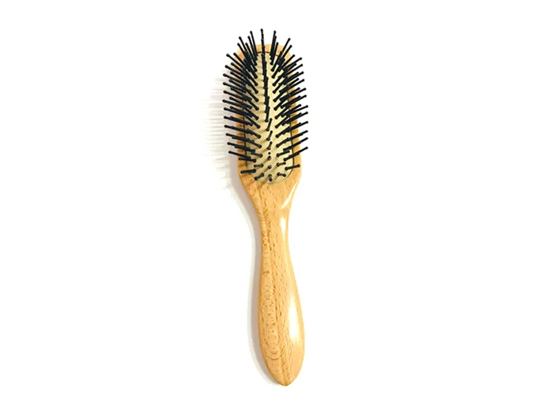 Naturlig trepute hårbørste